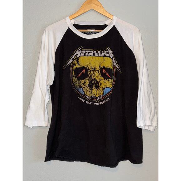 Metallica World Wired Tour 2017 Black Graphic Tee Shirt 2XL Now That We're Dead - Picture 1 of 5